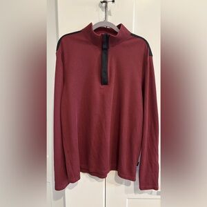 Hugo Boss Long Sleeve Quarter Zip. Size XL
